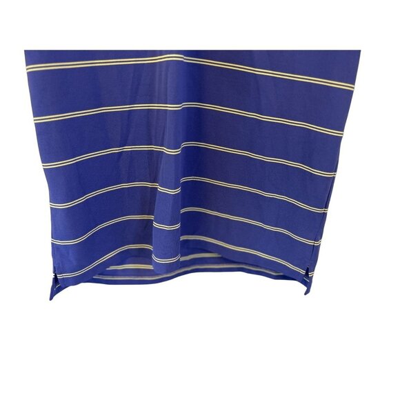 DONALD ROSS Polo Shirt Golf Purple Stripes Short Sleeve Size Small - Picture 6 of 9